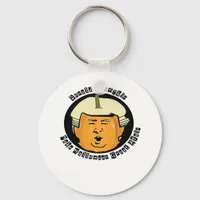 Halloween Trumpkin Pumpkin Classic Keychain