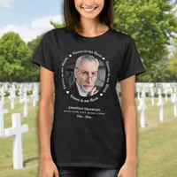 Modern Forever In Our Hearts Personalized Photo T-Shirt