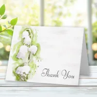 Lily of Valley Flowers Funeral Sympathy Thank You