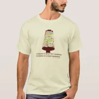 Secrets on A Kiosk College Cartoon T-Shirt