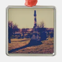 Cemetery in Washington, Iowa Metal Ornament