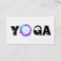 *~* Yoga OM  Mandala Teacher  Instructor Lotus Business Card