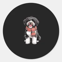 It’s Fall Y’all Cute Schnoodle Autumn Tree Fall Le Classic Round Sticker