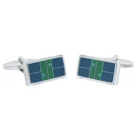 Pickleball Court Cufflinks