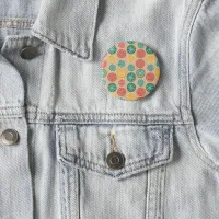 Colorful Lemons Button