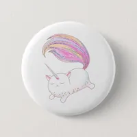 Adorable Caticorn Button
