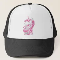 Pink Unicorn Trucker Hat