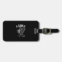F-Caw-F Crow Retro Classic Luggage Tag