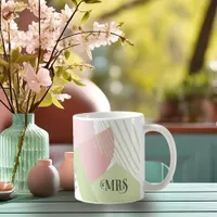 Color Block Wedding Mrs Bride Spring ID740 Coffee Mug