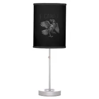 Raven F-Caw-F Funny Raven Quote Table Lamp