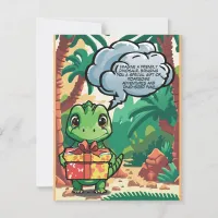 Gifting Dinosaur Baby