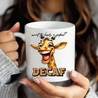 Amusing Funny Giraffe Coffee Mug Humor