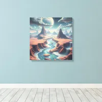 Surreal Ethereal Landscape | Magical World Canvas Print