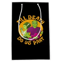 Till Death Do Us Part! Funny Halloween Design For  Medium Gift Bag