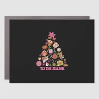 Tis The Season Mexican Christmas Tree Tamales Pan  Car Magnet