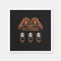 Skeleton Hands For Classic Halloween Napkins