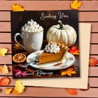 Sending You Autumn Blessings Card