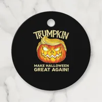 Trumpkin Make Halloween Great Again Men Funny Clas Favor Tags