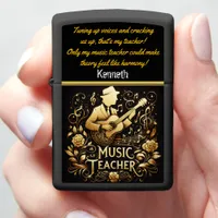 Music Teacher Inspires With Classroom Melodies Zippo Lighter