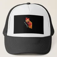 F-Caw-F-Chicken Classic Vintage Graphic Trucker Hat