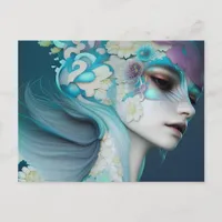 Woman of the Flowers Postcard