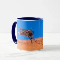 Biting Mosquito Bloodsucking Insect Photo Mug