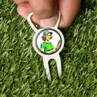 Pretty Retro Pinup Lady Pop Art  Divot Tool