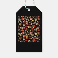 Whimsigoth Chintz Vintage Oil Painting Gift Tags