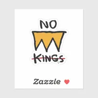 No Kings Anti Classic Sticker