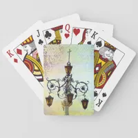 Plaza Light With Pastel Background Poker Cards