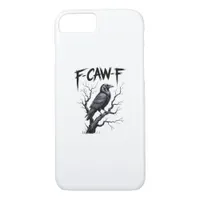 F-Caw-F Funny Raven Crow Spooky Season Halloween V iPhone 8/7 Case