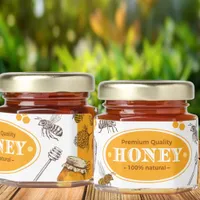 Premium Quality Honey - Elegant Honey Jar Favors