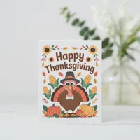 Thanksgiving Turkey Note Card