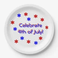 Paper Plate - Celebrate 4th of July