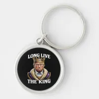 No Kings Vintage Long The King  Keychain