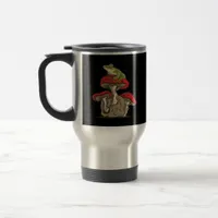 Frog  Mushroom Cottagecore Classic Travel Mug