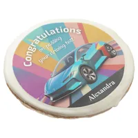 Driving Test Passed Congratulations Modern Custom Sugar Cookie