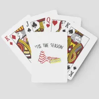 The Season Christmas Tree  Poker Cards