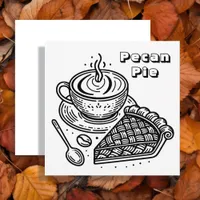 Pecan Pie and Coffee | Color Me