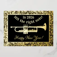 Trumpet  Hit the right note 2026 Greetings Card