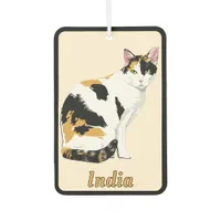 Calico Cat Personalized  Air Freshener