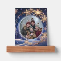 Magical Christmas time - golden snowflakes, photo Picture Ledge