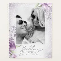 Floral Sparkles Wedding Mauve ID889 Planner