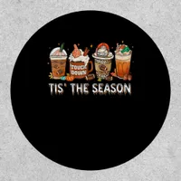 Tis The Season Football Pumpkin Spice Halloween Fa Patch