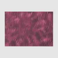 Burgundy Glam Foil Glitter Tiger Stripes Tissue Paper