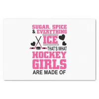 sugar spice and everything ice girls hockey tissue paper