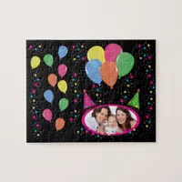 Add Your Own Photo to Party Hats and Balloons Jigsaw Puzzle