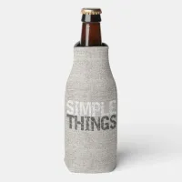 Simple Things Burlap ID184 Bottle Cooler