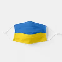 Ukraine Flag Blue Yellow Ukrainian Support Adult Cloth Face Mask