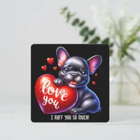 Cute Valentine Puppy - Valentine's Day Card